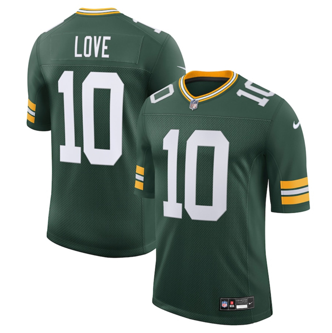 Men's Green Bay Packers #10 Jordan Love Green 2025 New Vapor Untouchable Limited Stitched Football Jersey